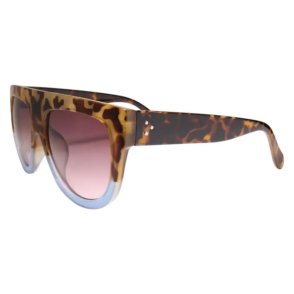 Hip Hop Dapper Clubbing Flat Tortoise Sunglasses
